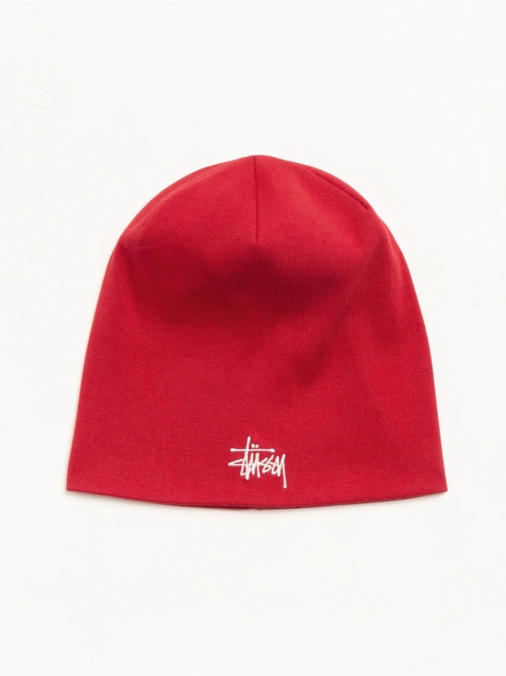 Stussy Jersey Skullcap Beanie Red